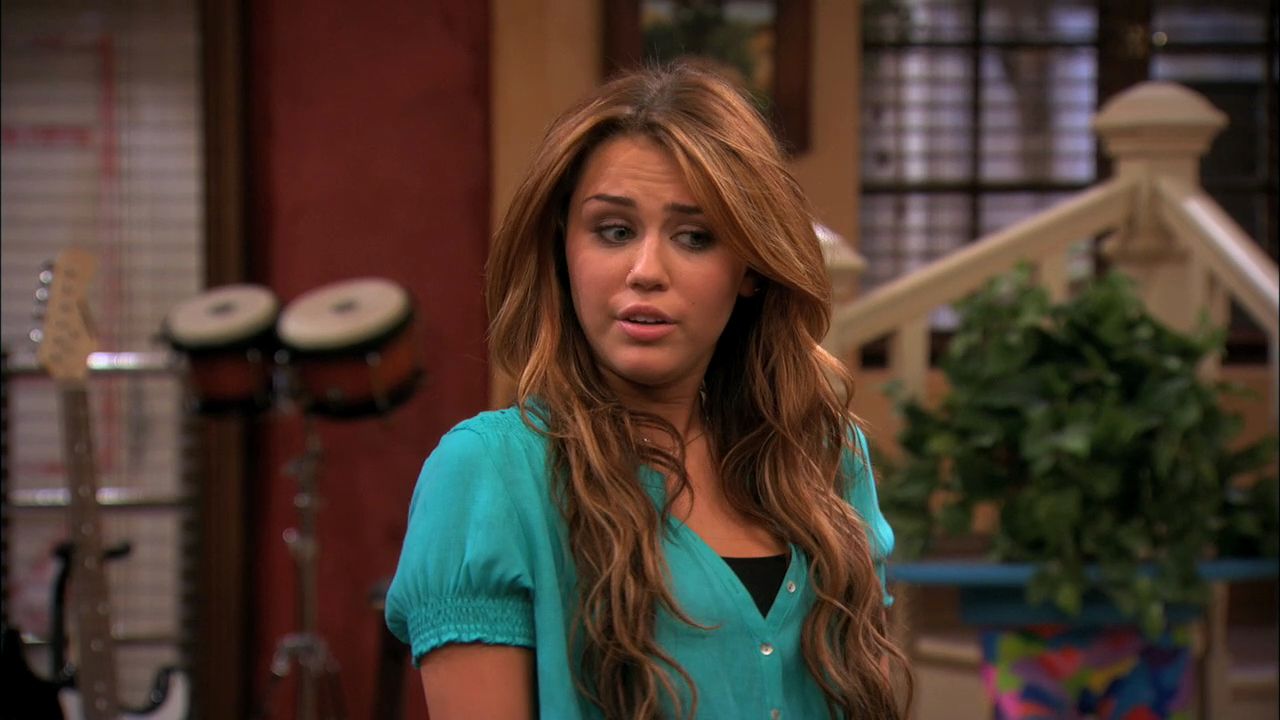 A scene from Hannah Montana