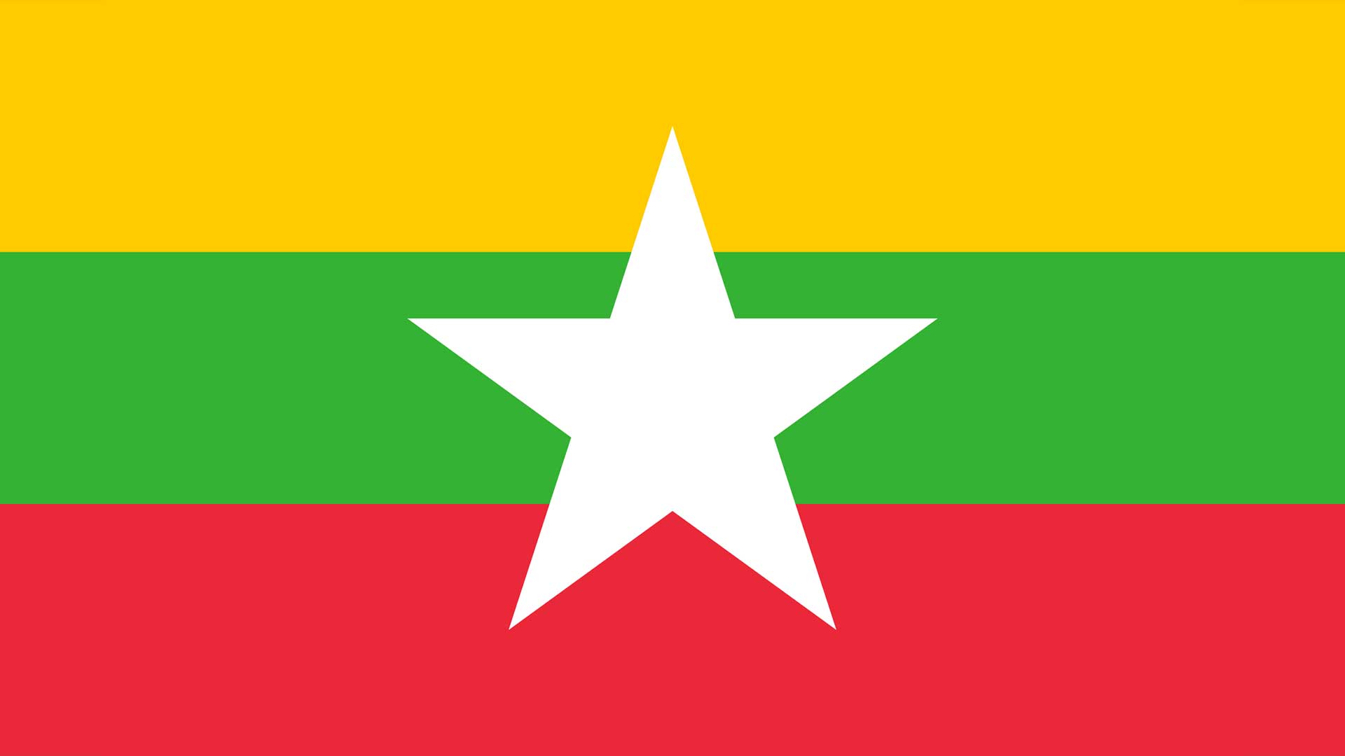 A red green and yellow flag
