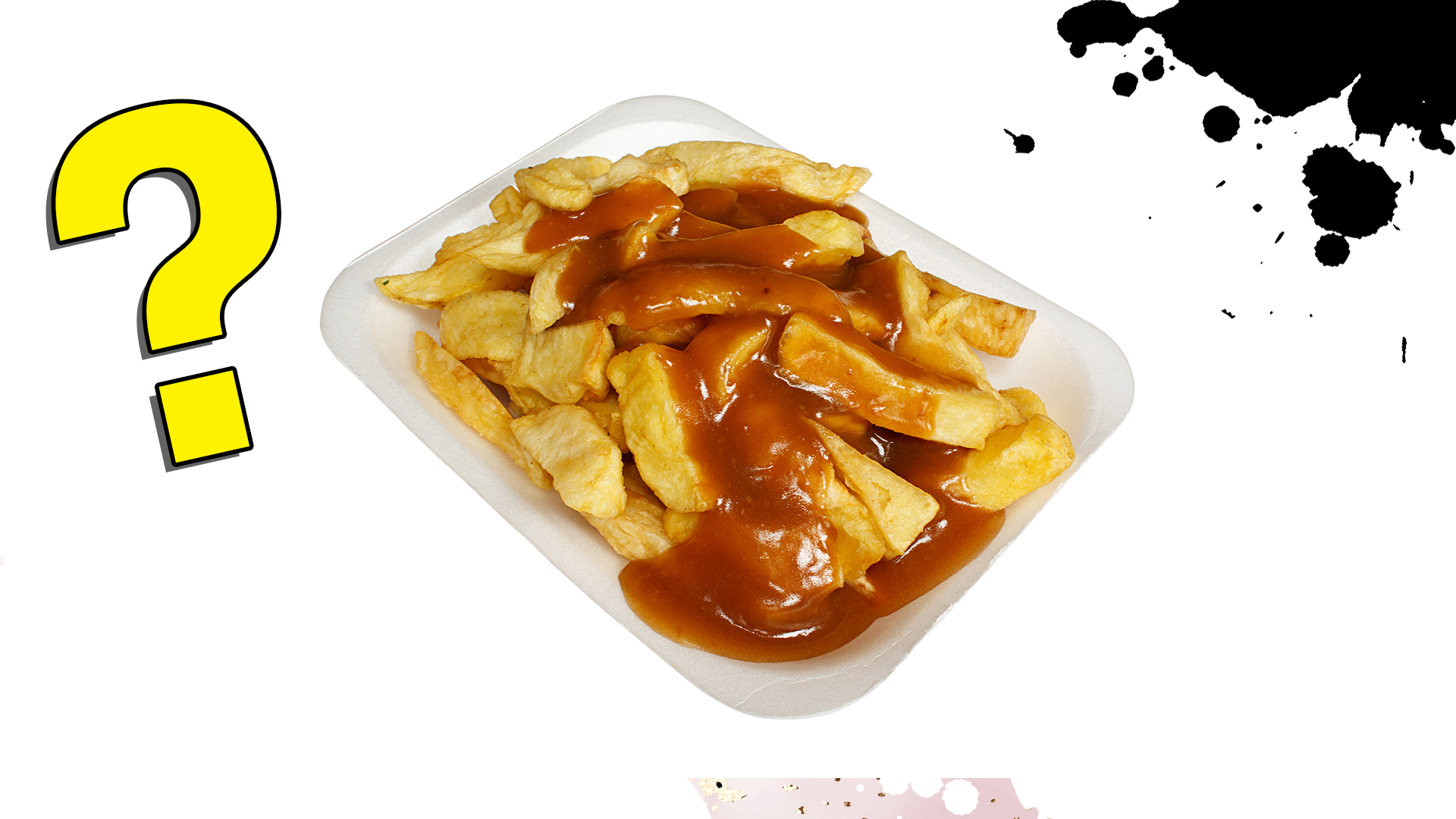 Chips and curry sauce