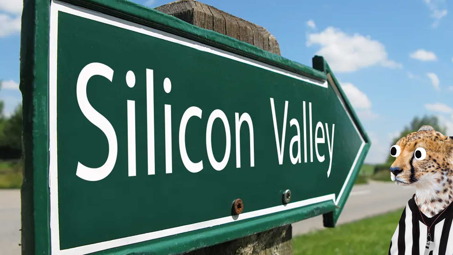 A sign to Silicon Valley