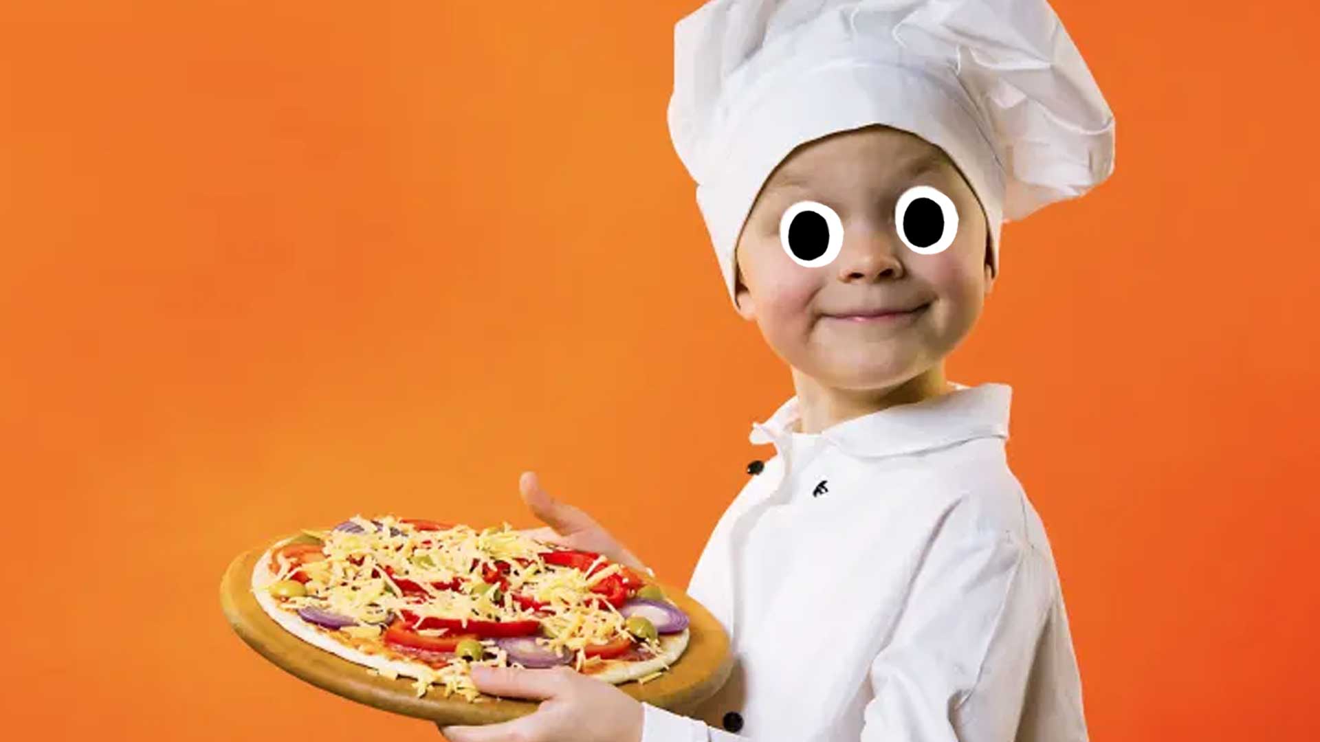 A pizza chef