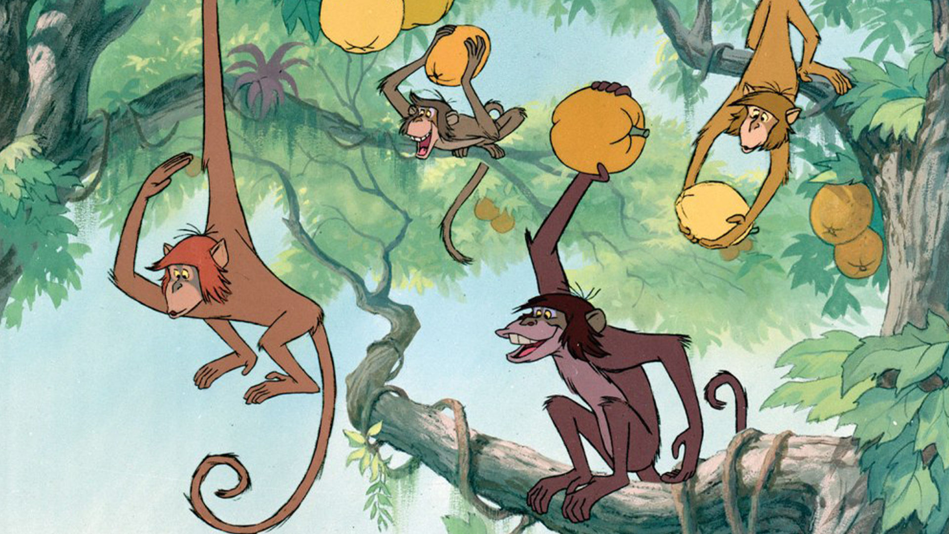 A scene from the Jungle Book