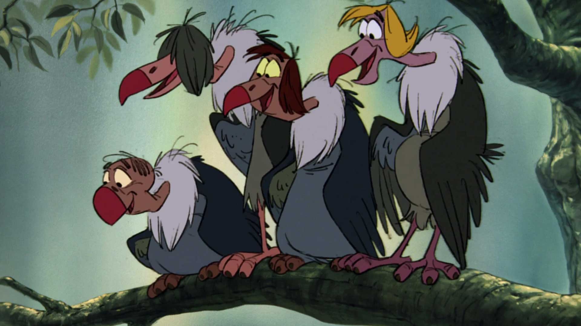 The vultures in Jungle Book