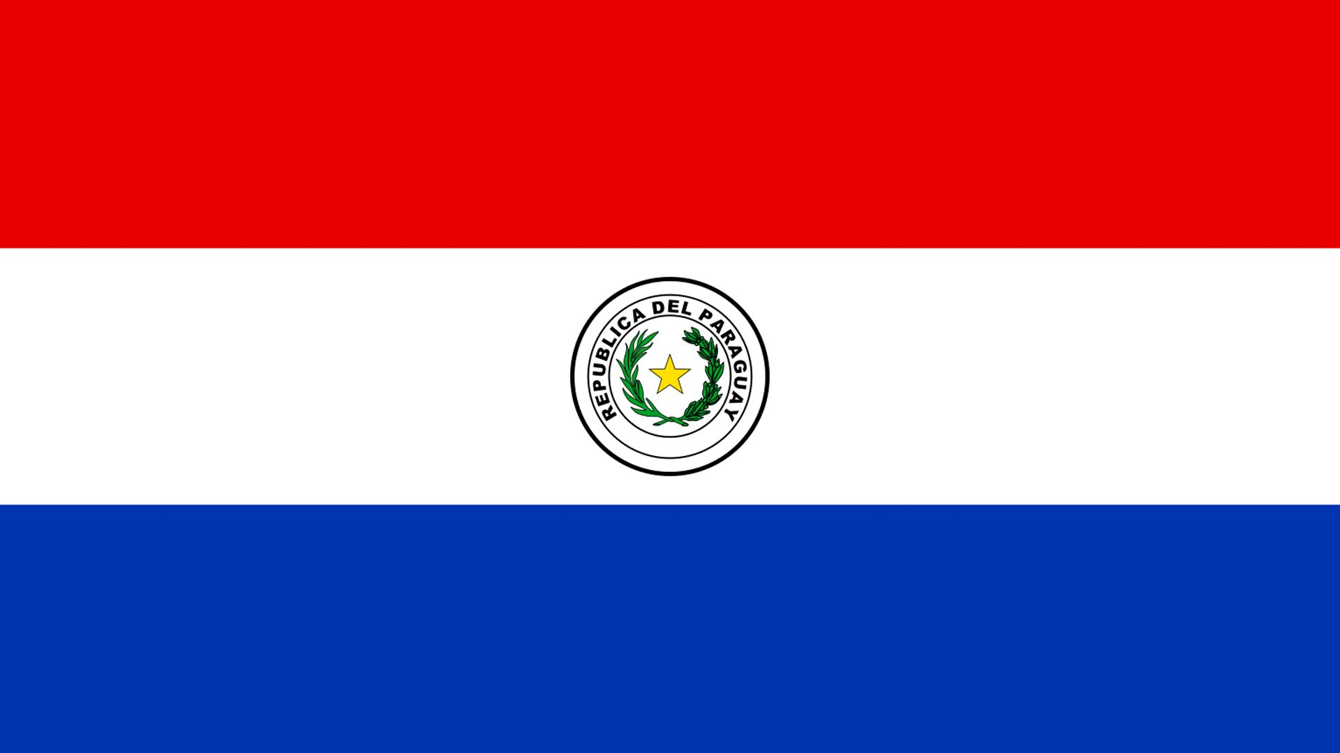 The flag of Paraguay