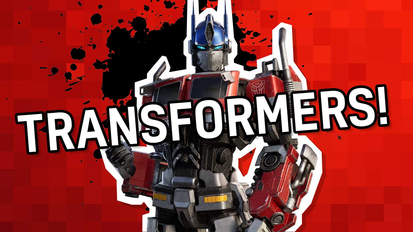 A Transformers Fortnite skin
