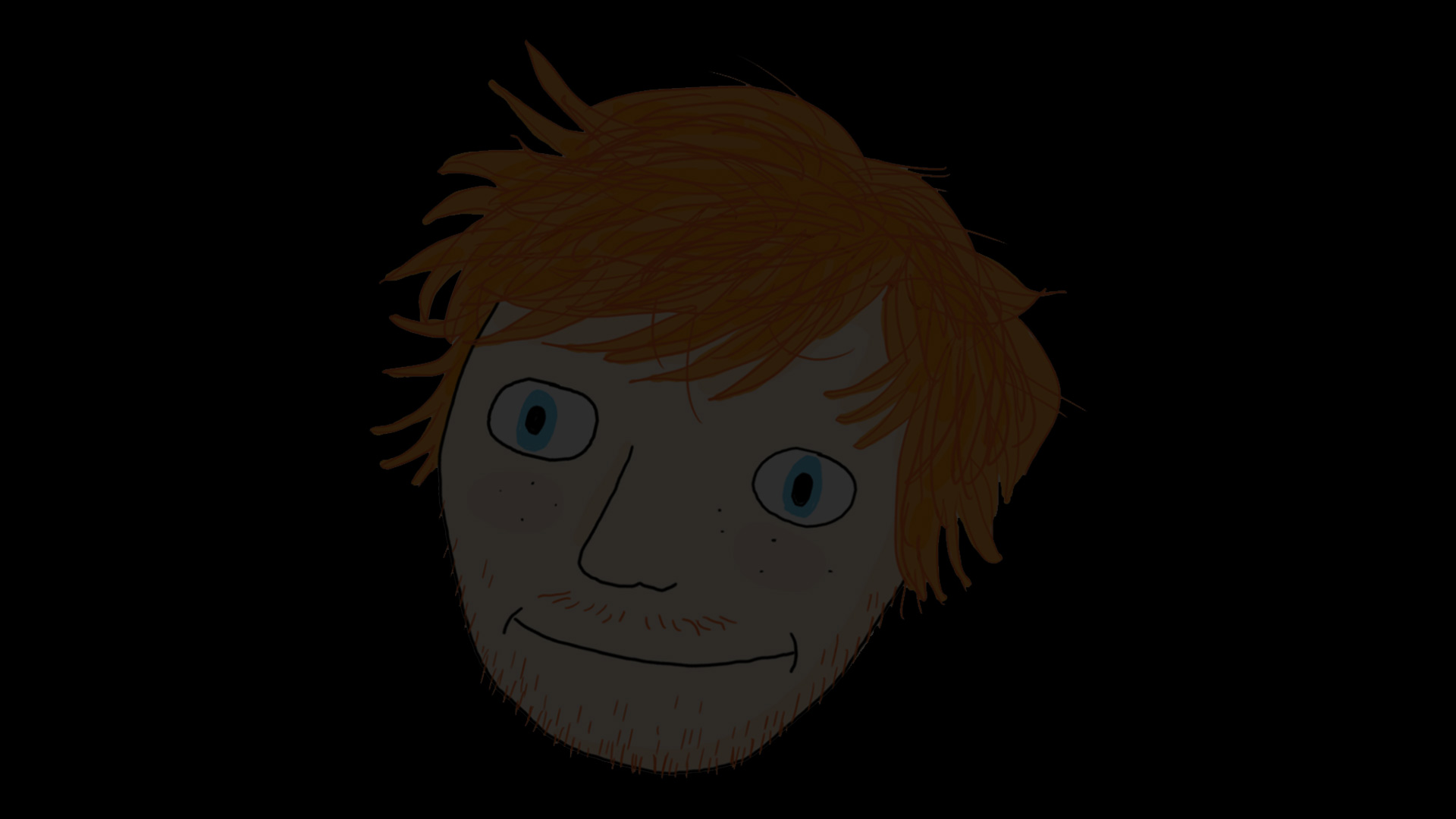 Ed Sheeran in the dark