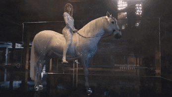 Taylor Swift on a horse
