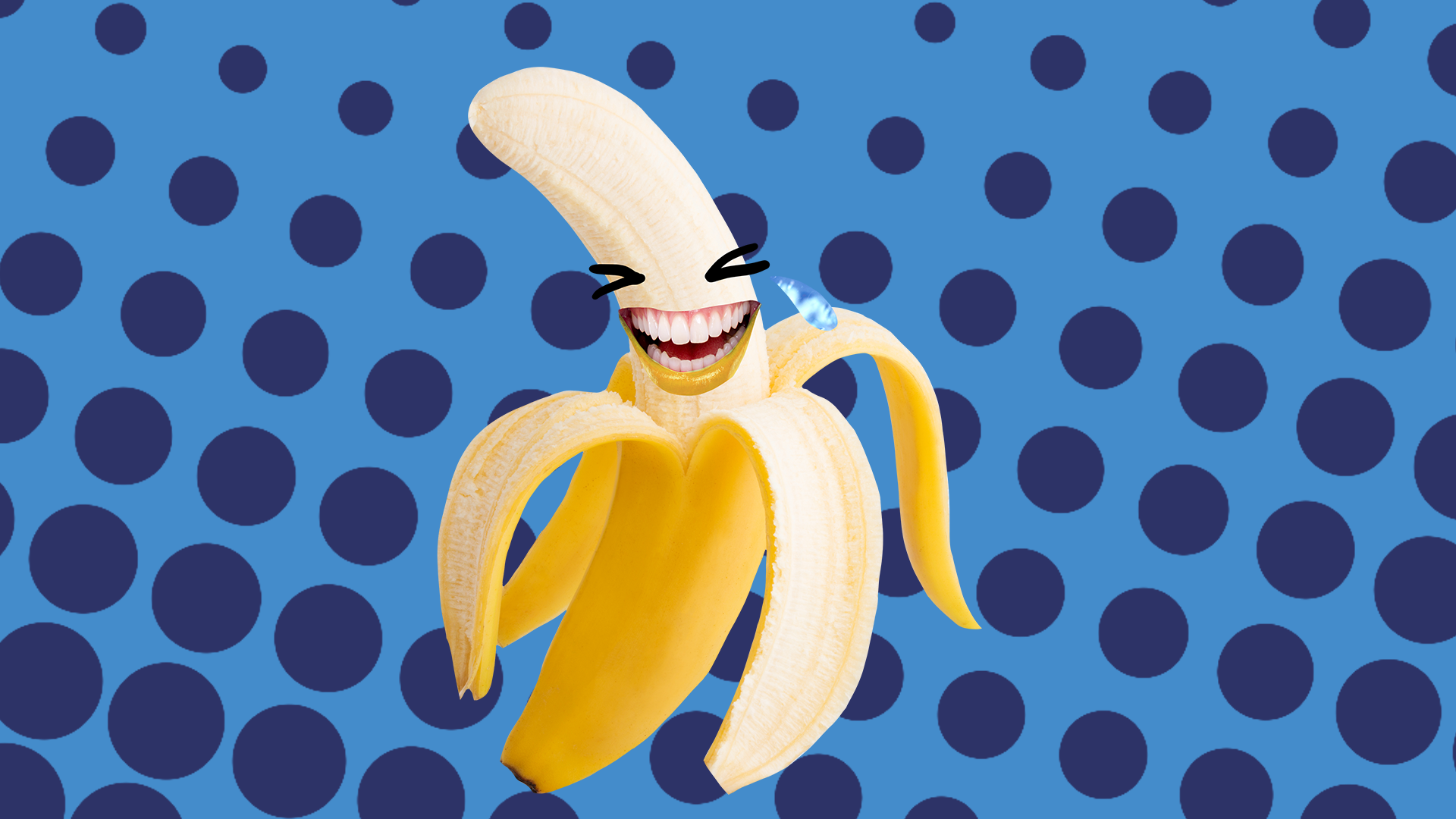 Laughing banana