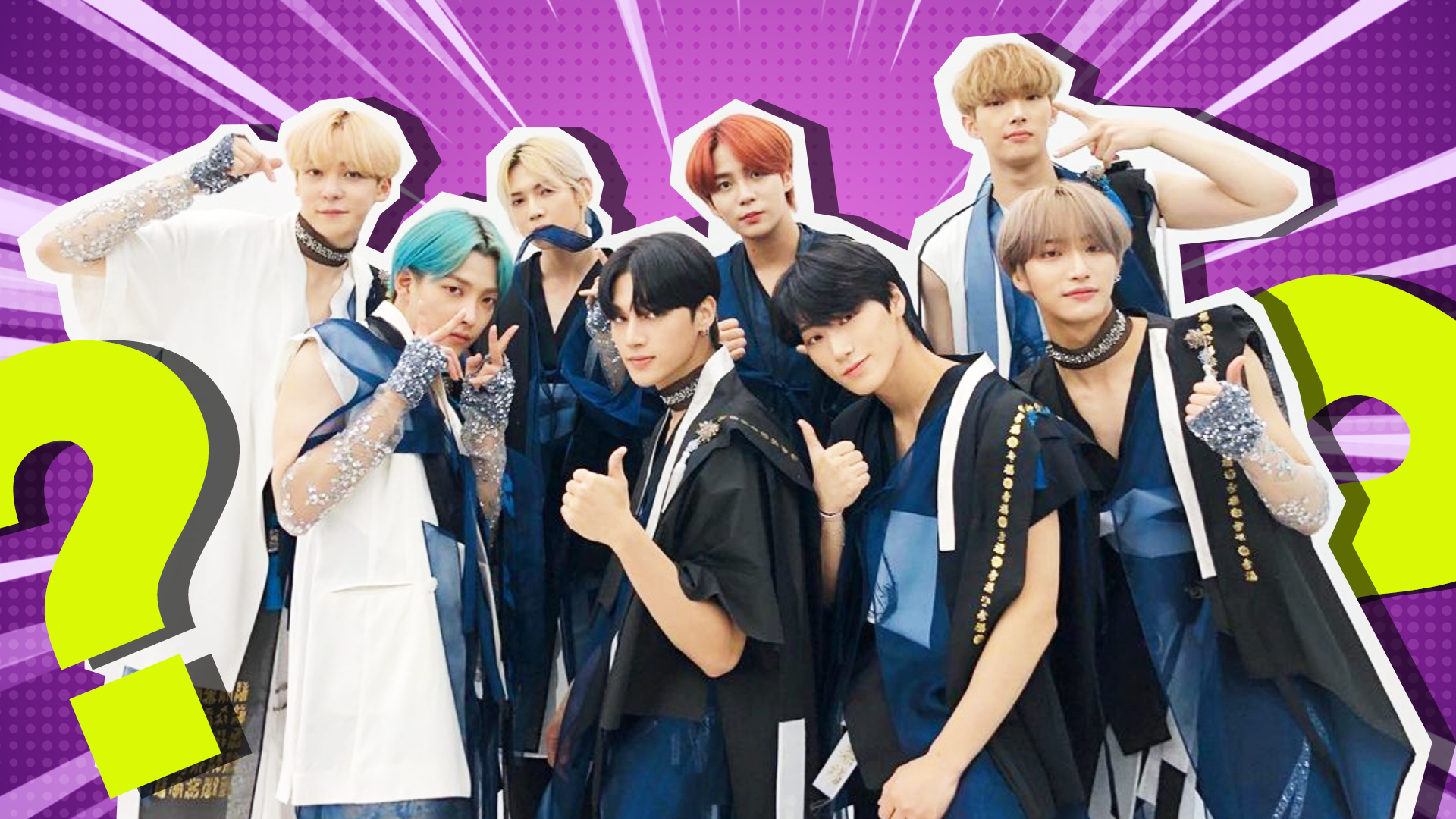 Ateez hanging out and looking awesome 