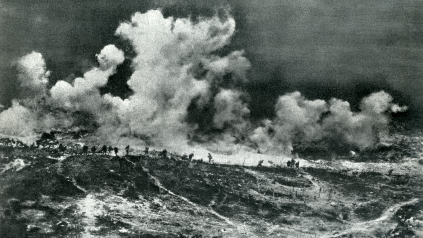 A big explosion in World War 1