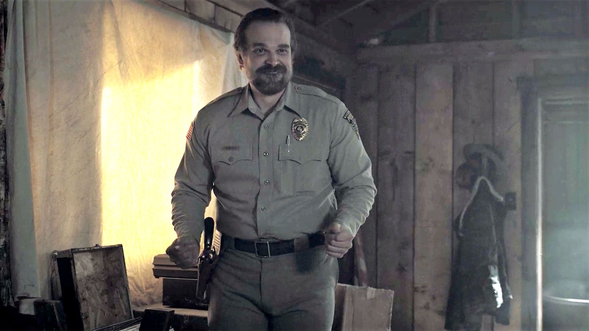 David Harbour in Stranger Things