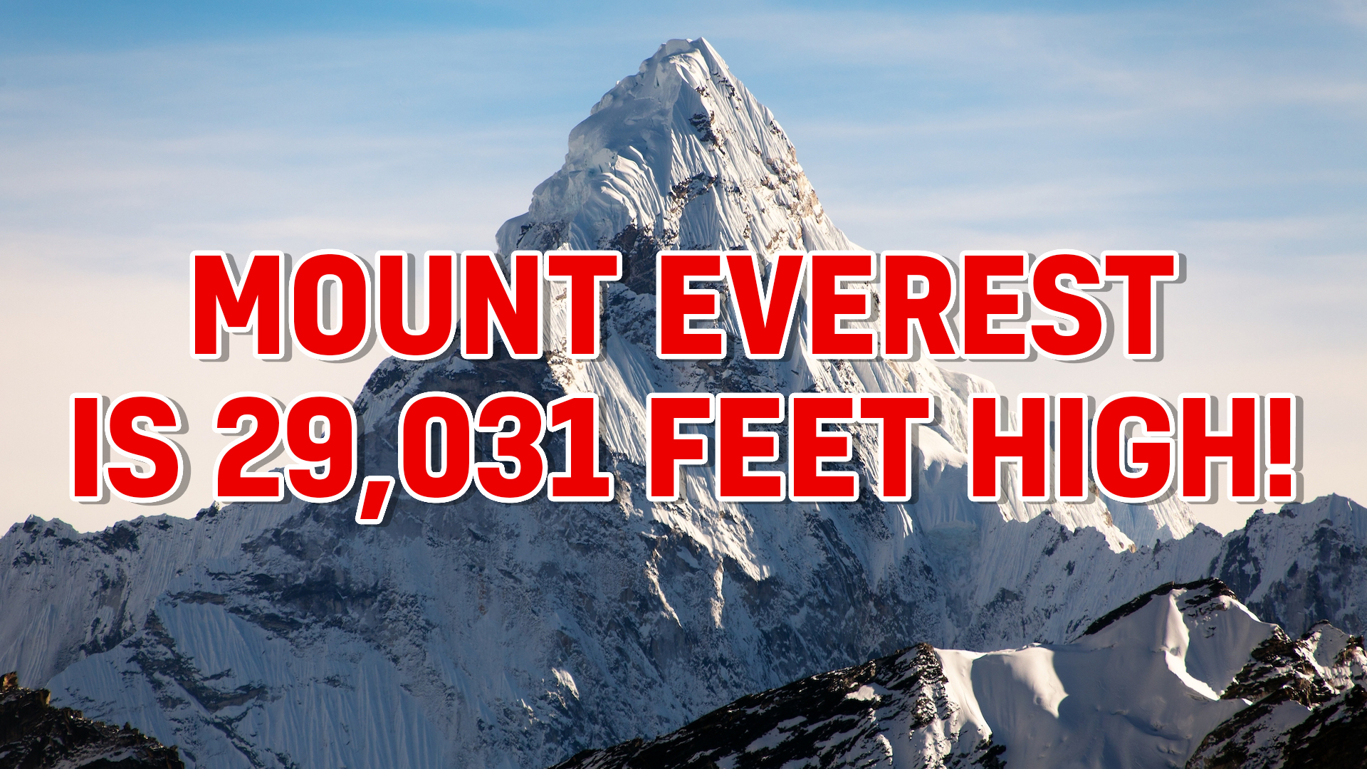 Mount Everest answer