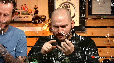 Men counting numbers gif