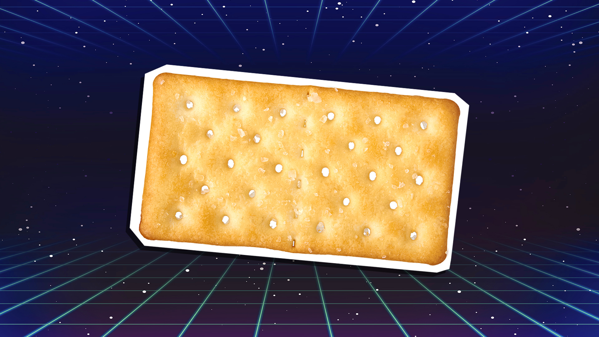 A salted cracker