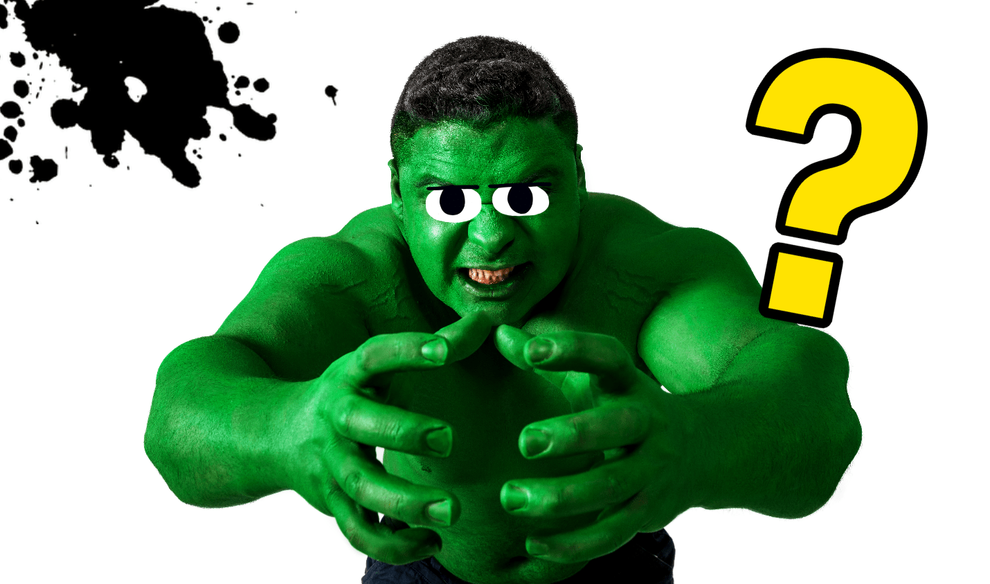 A green superhero