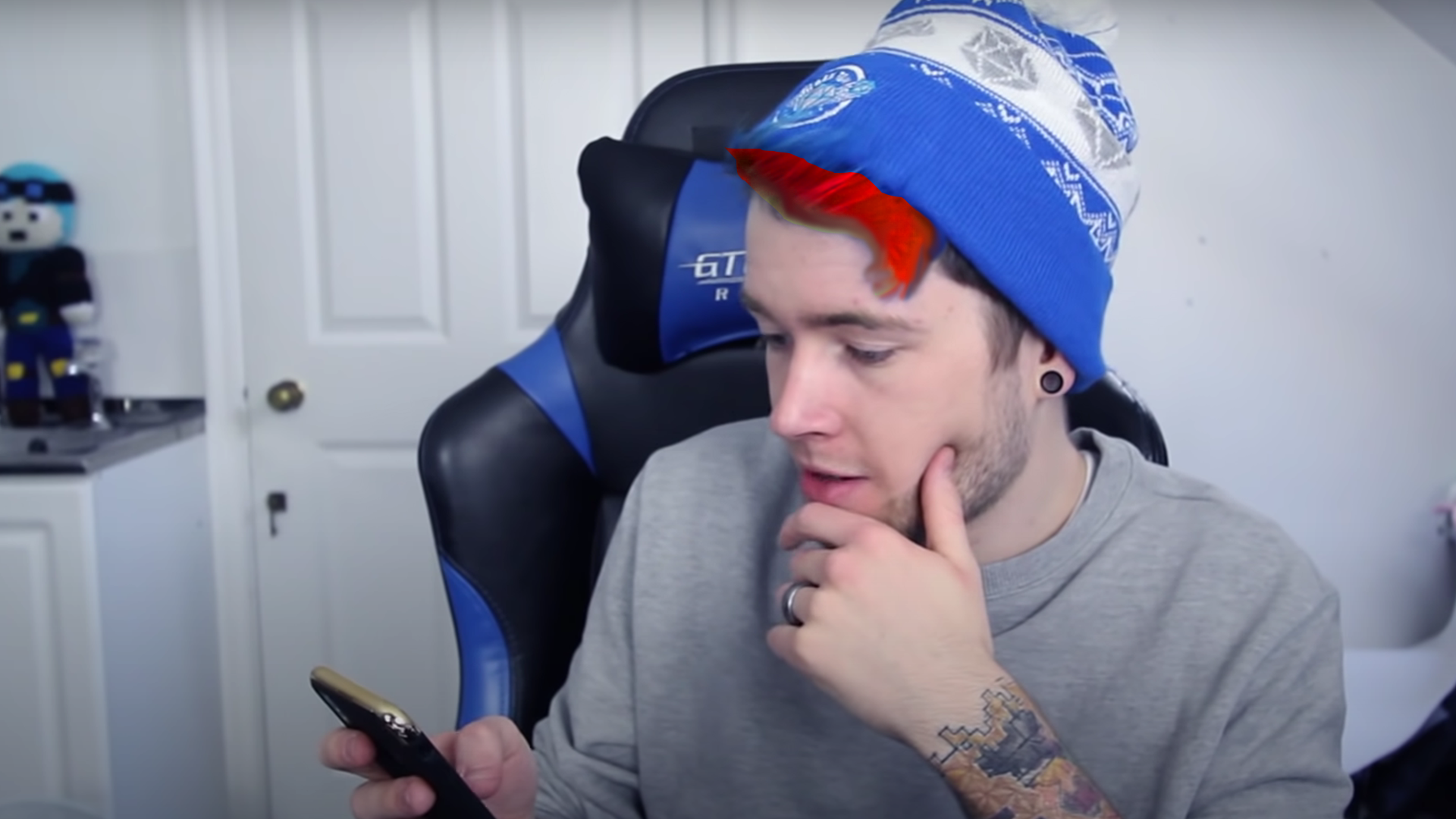 2. How to Achieve Dantdm's Iconic Blue Hair Look - wide 10