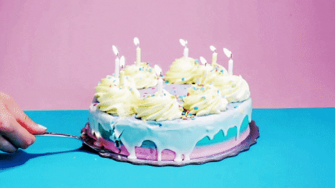 Birthday cake gif
