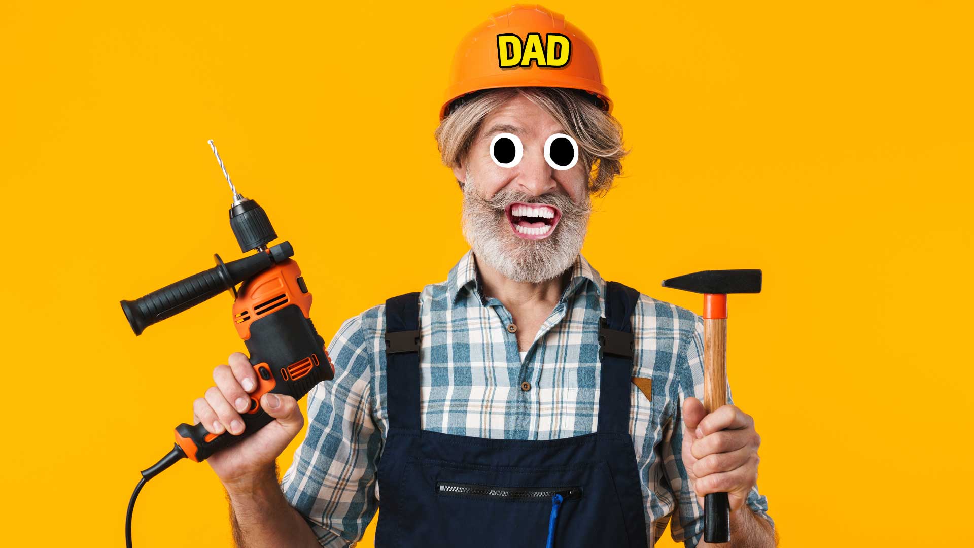 A dad preparing to do some DIY