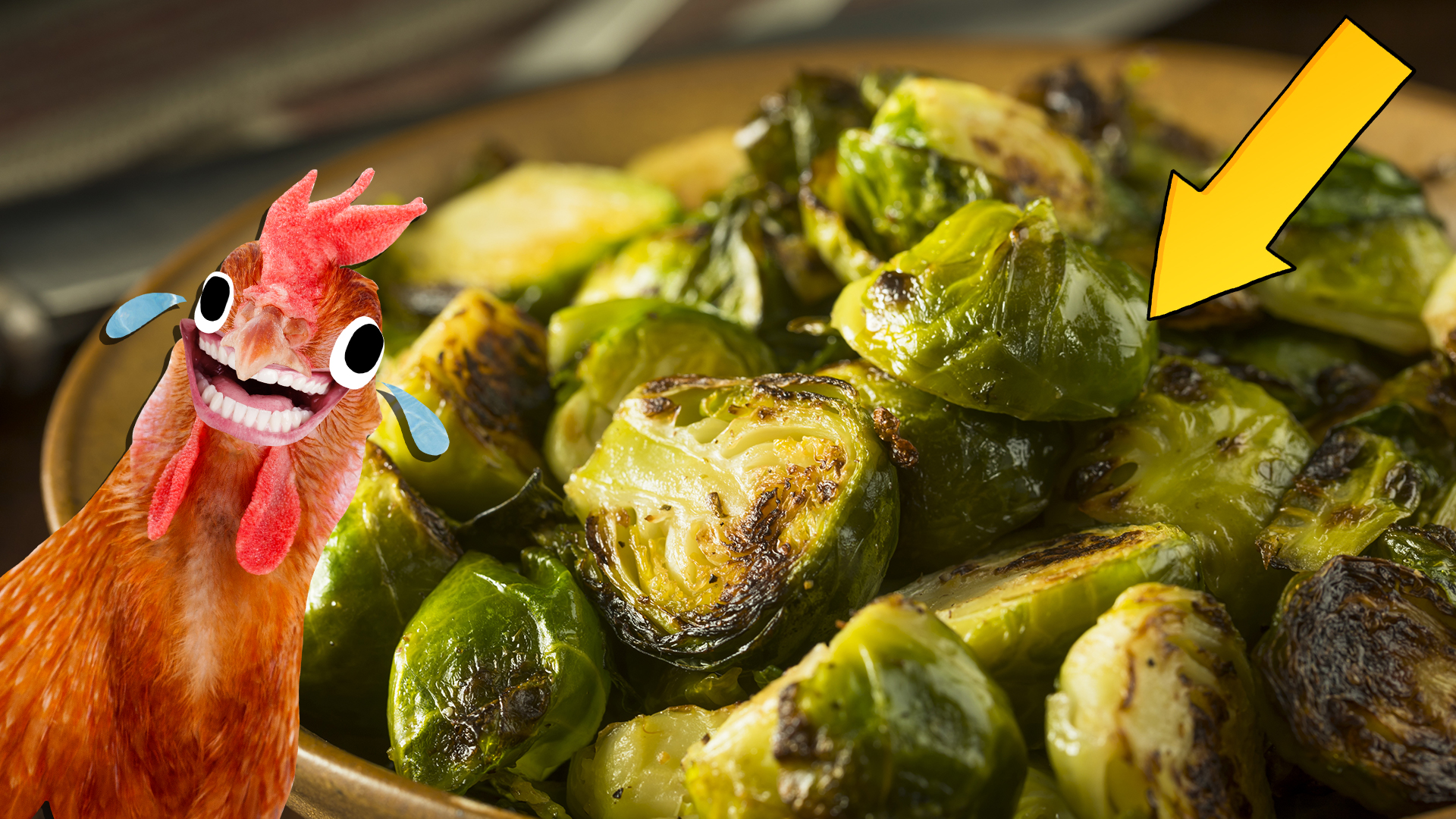 A plate of delicious brussels sprouts