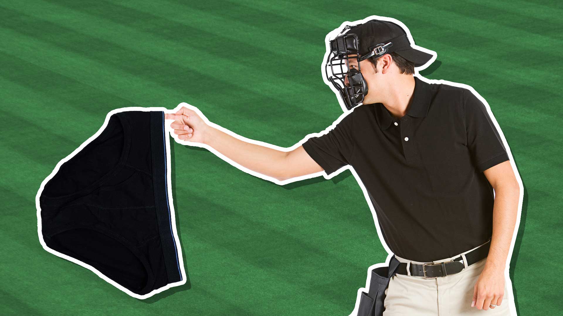 Baseball umpire and pants