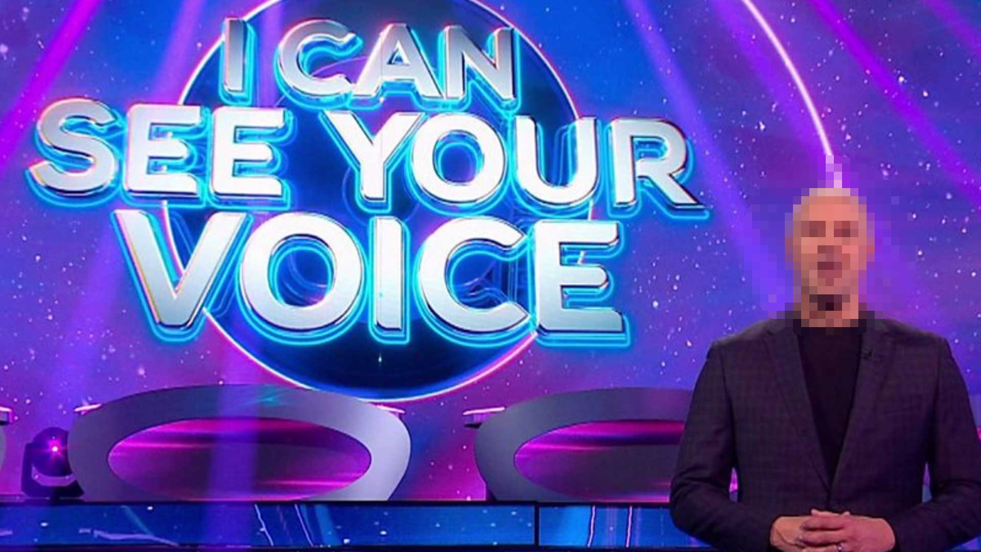 Blurred image of I Can See Your Voice host