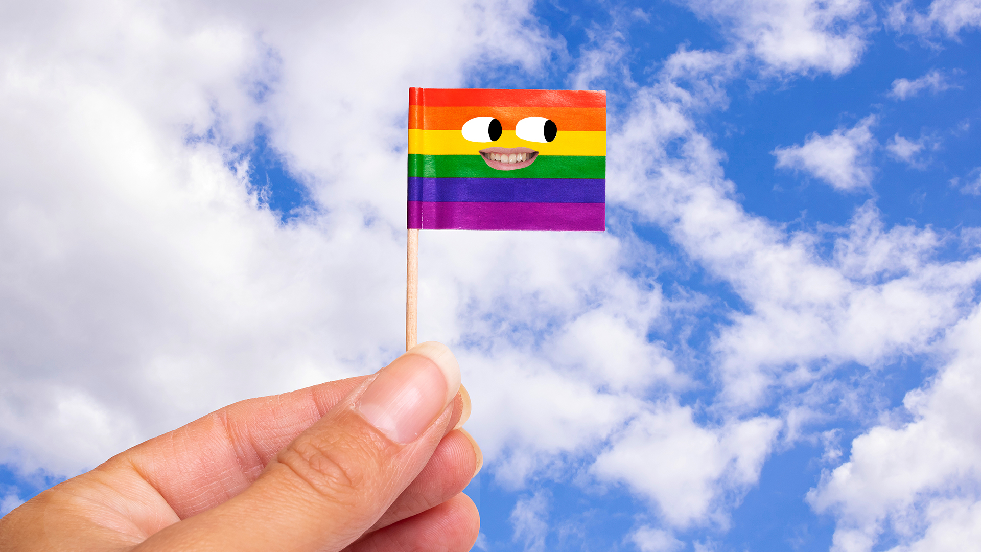 A cute rainbow flag