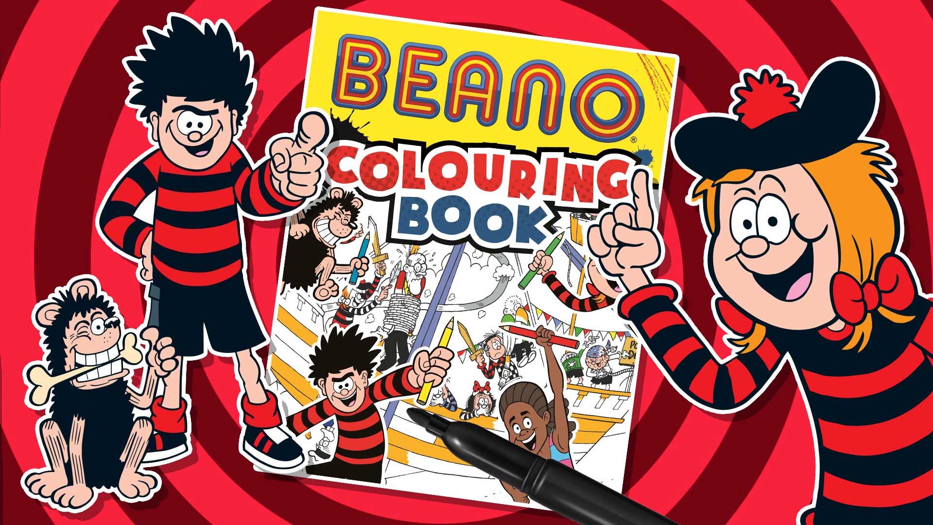 Beano Colouring Book