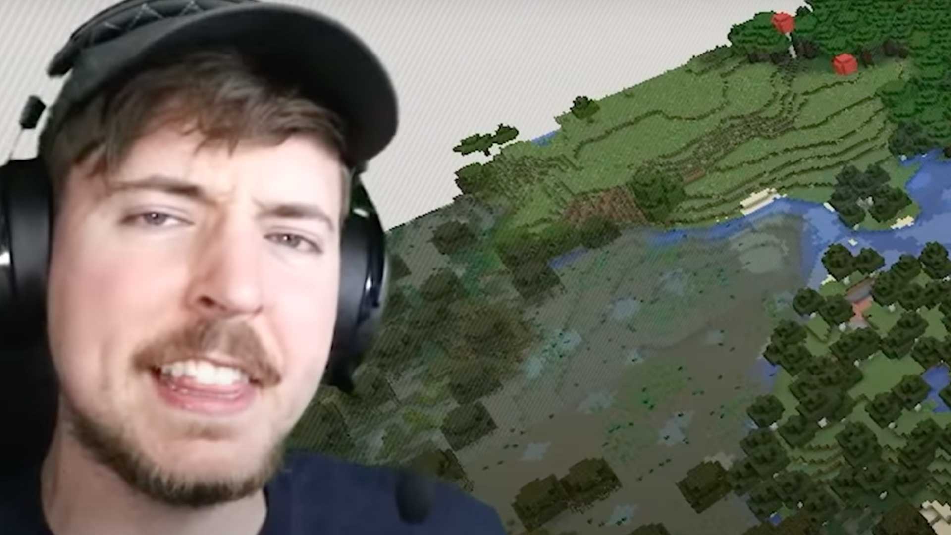 MrBeast builds his own Minecraft country