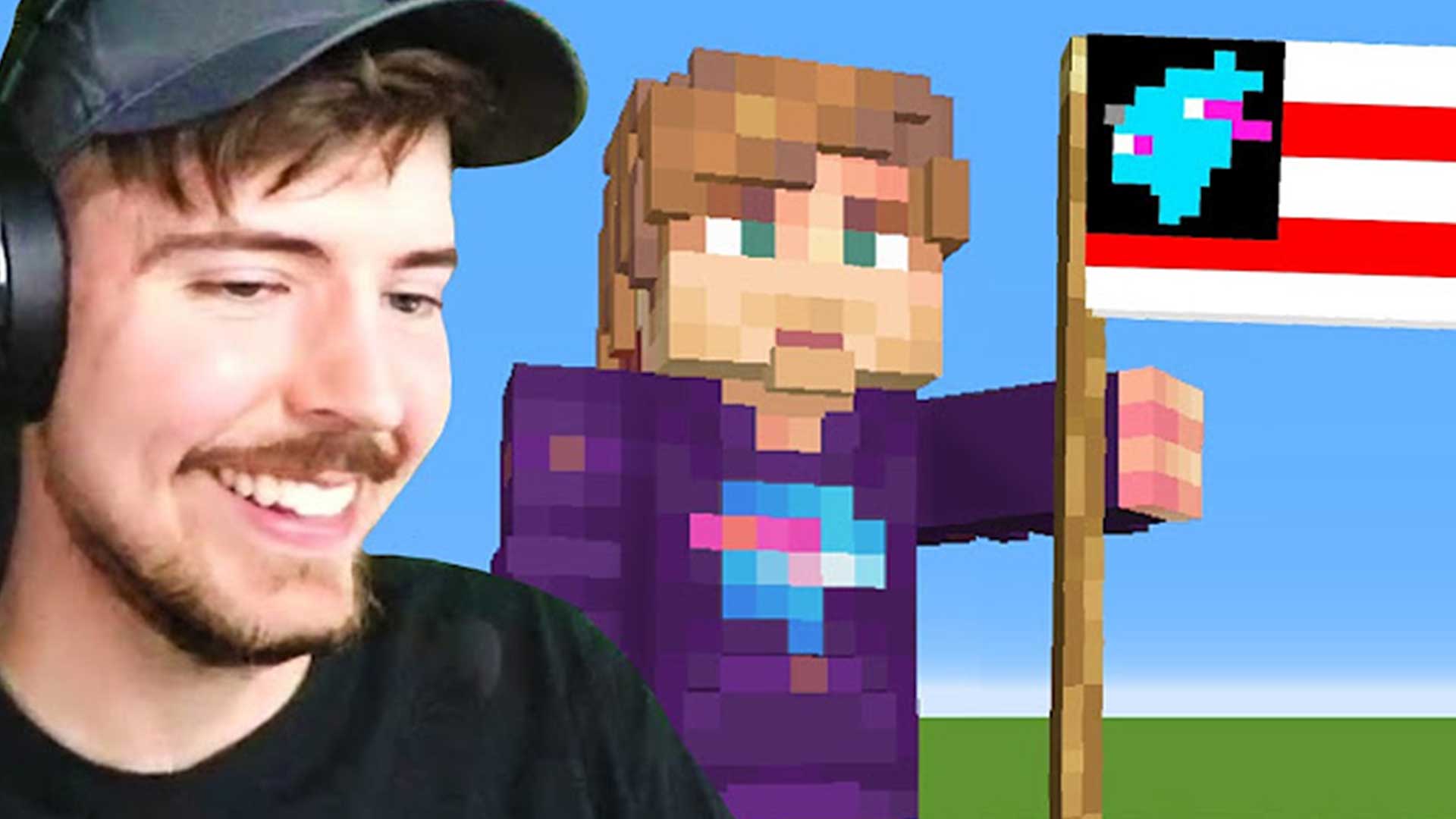 MrBeast builds his own Minecraft country
