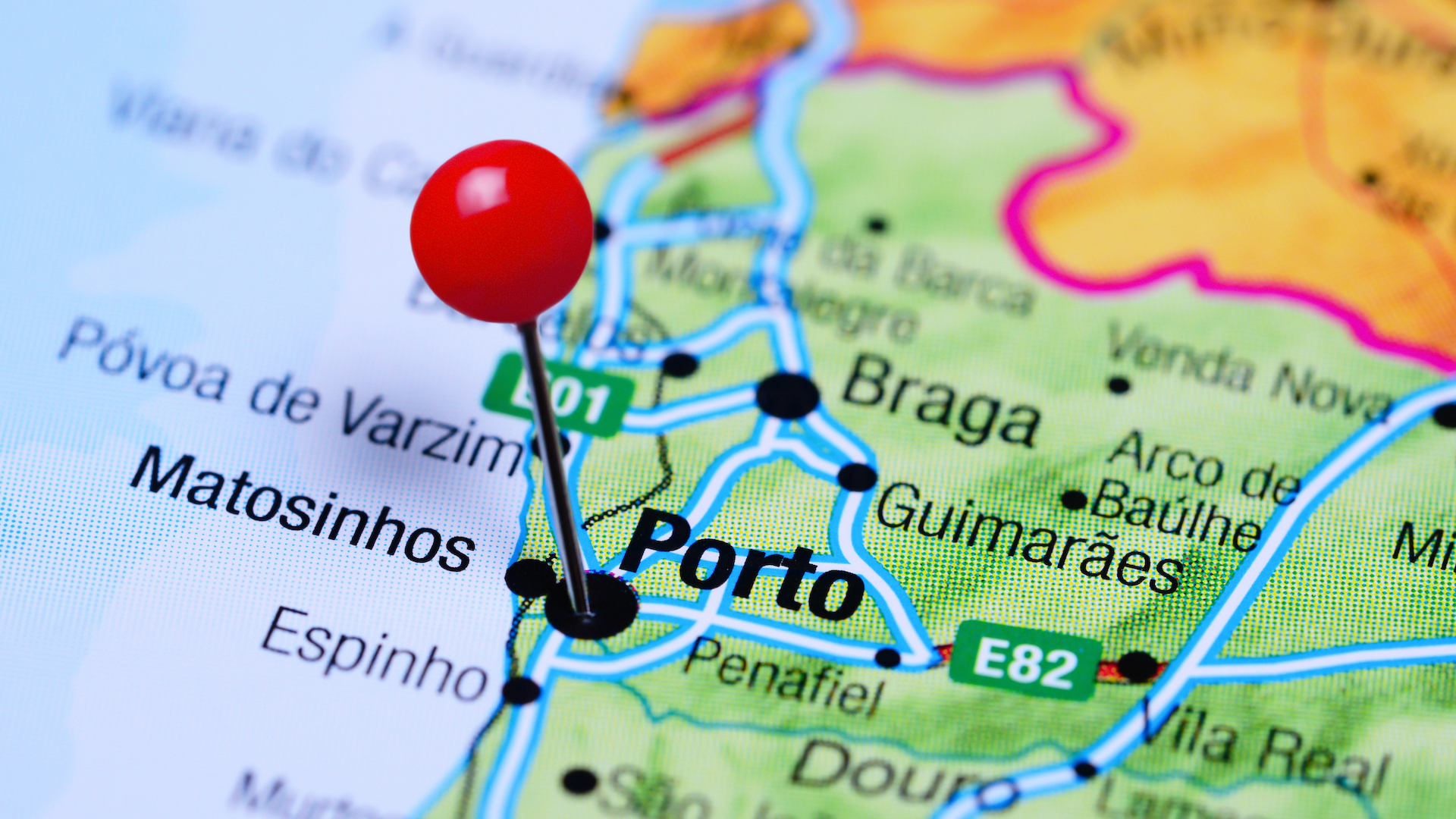 Map of Portugal