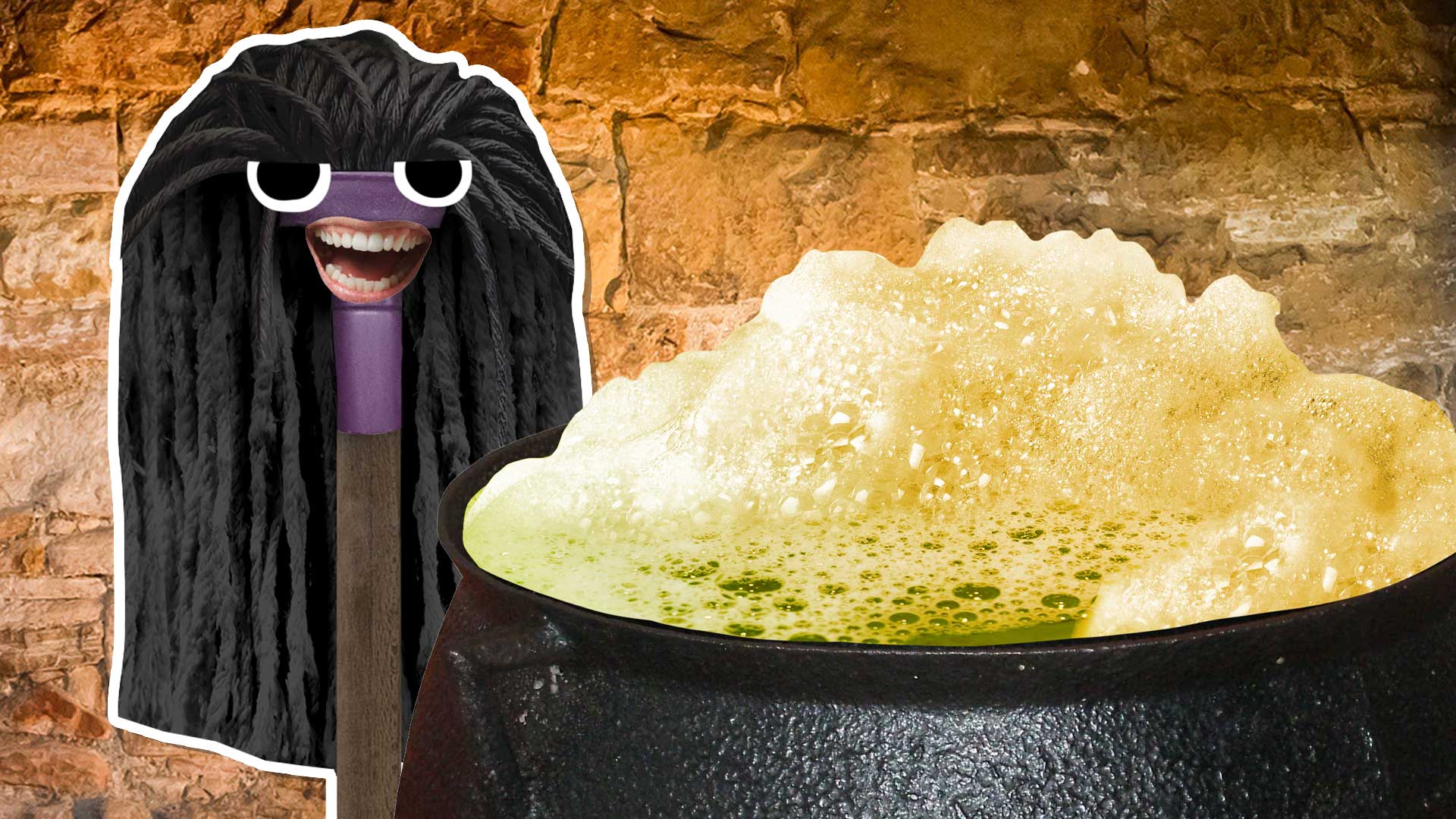 Snape and a bubbling cauldron