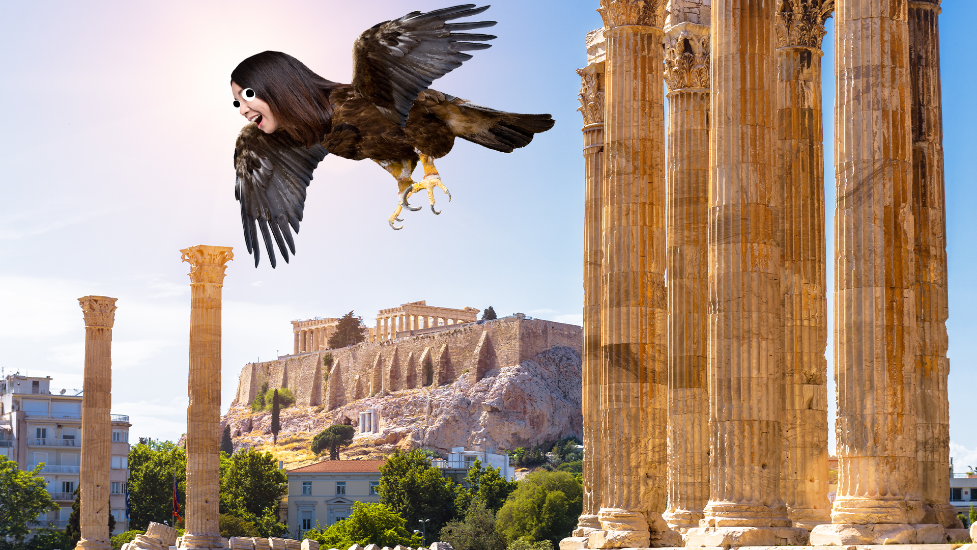 Athens with Harpy 