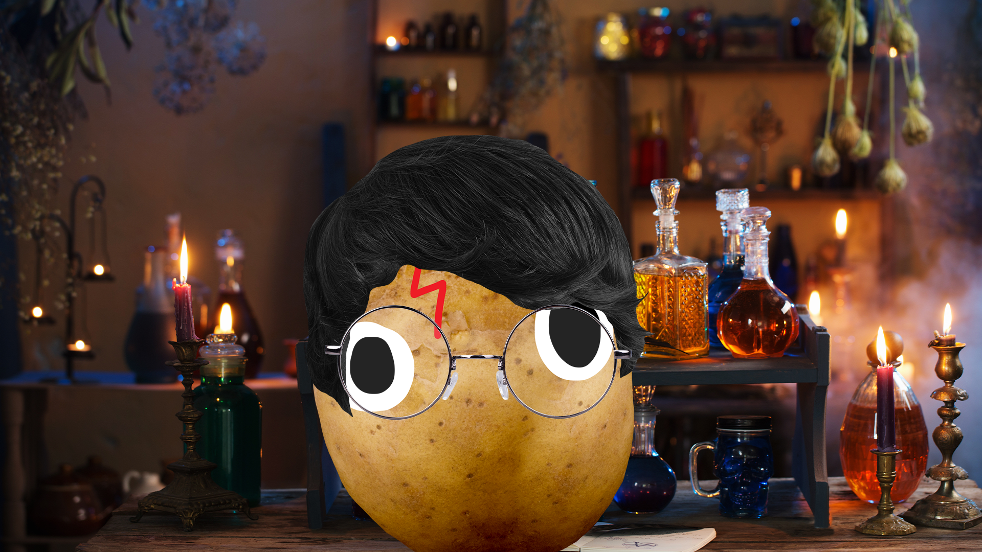 Potato Harry and magical potions 
