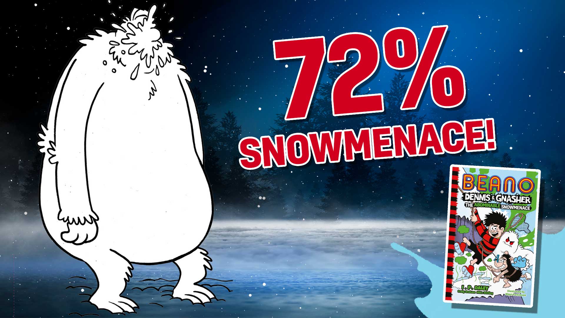 72 per cent Snowmenace