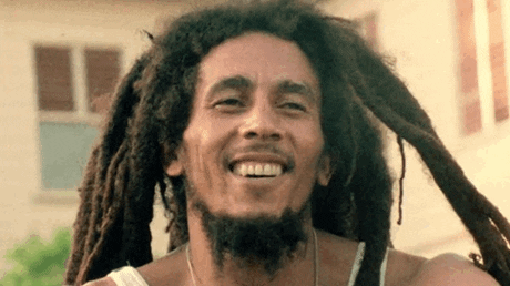 A gif of a reggae icon