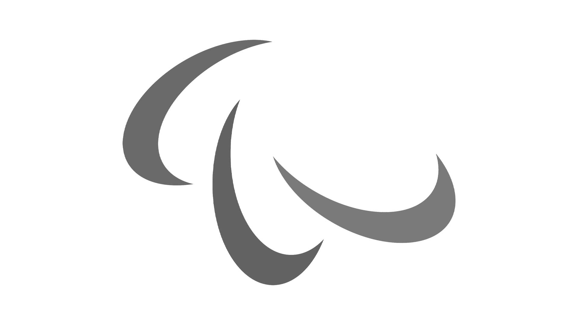 Paralympics logo in black and white