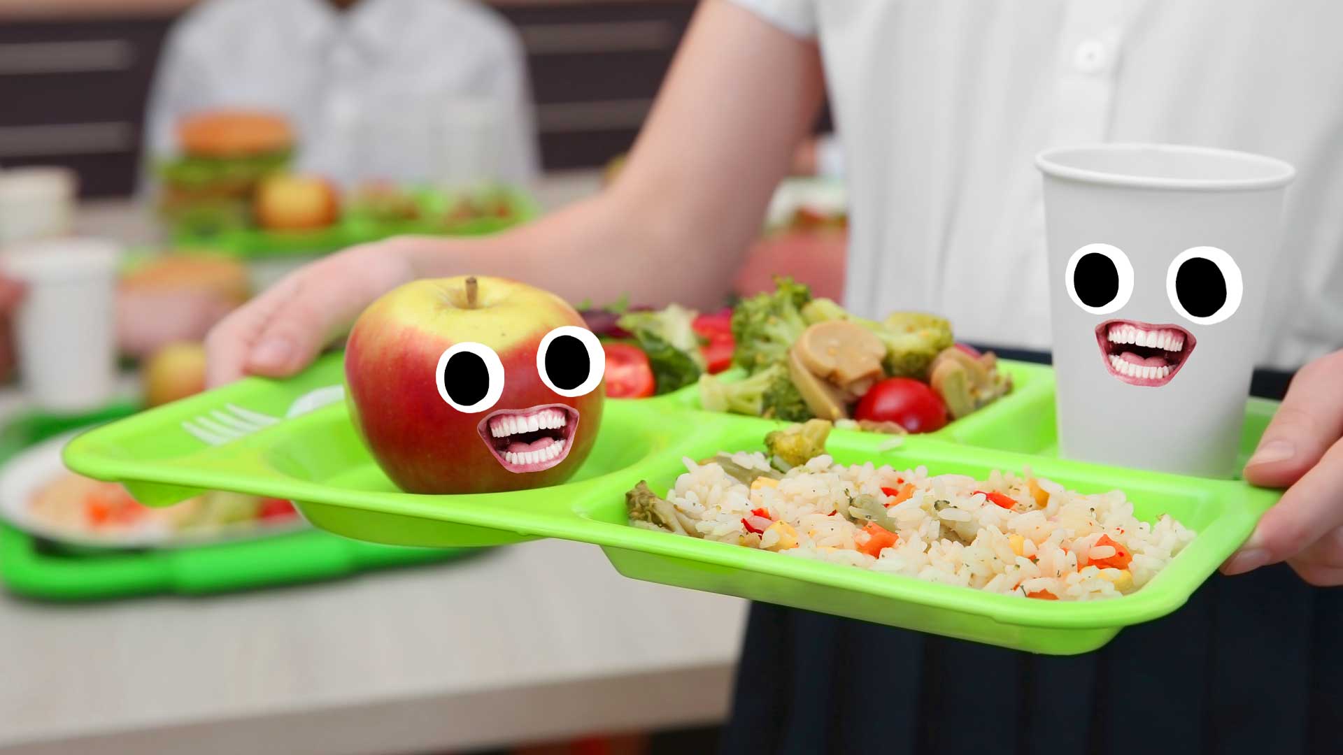 A delicious school lunch