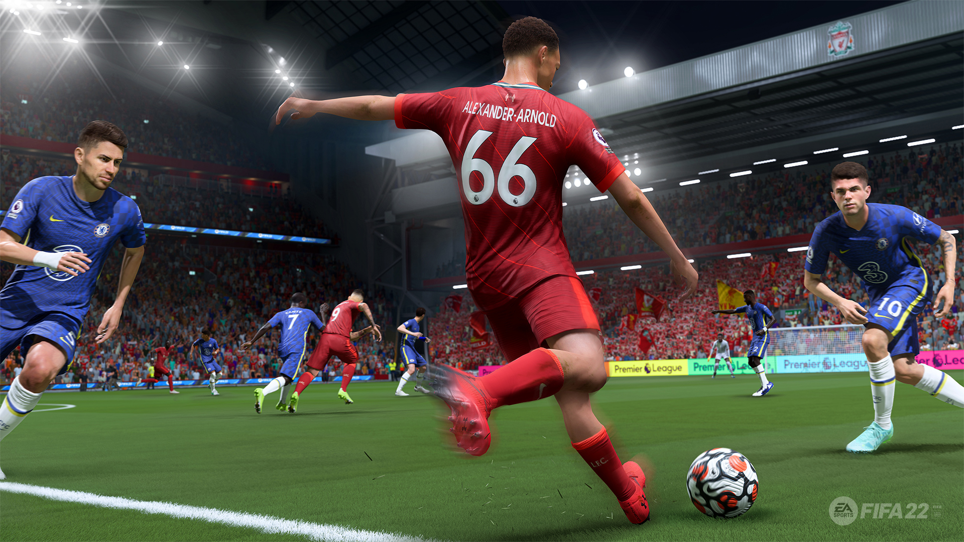 A screenshot from FIFA 22