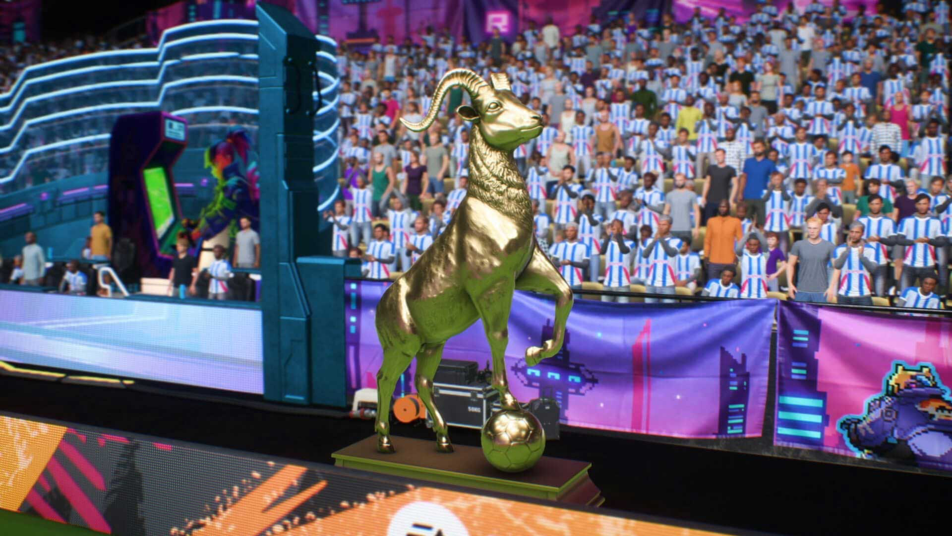 A FIFA 22 trophy