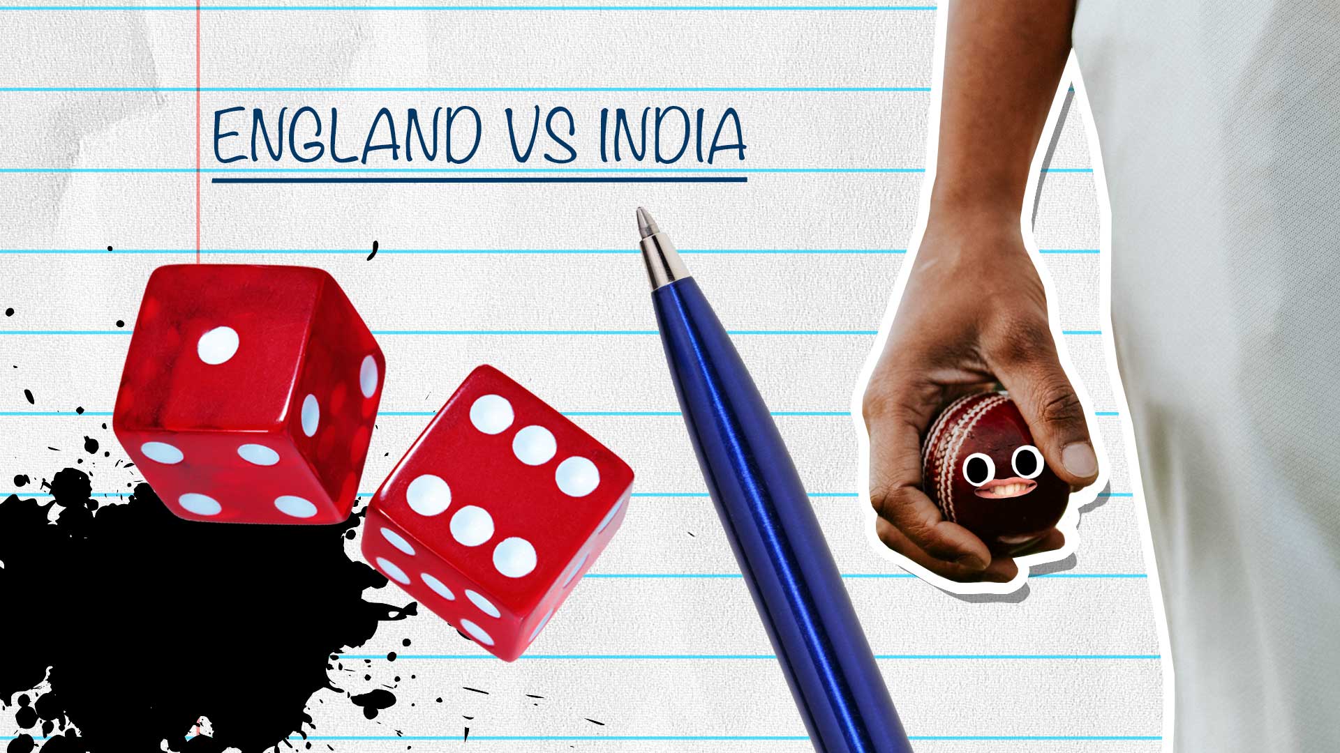 You can play cricket using dice, pen and paper