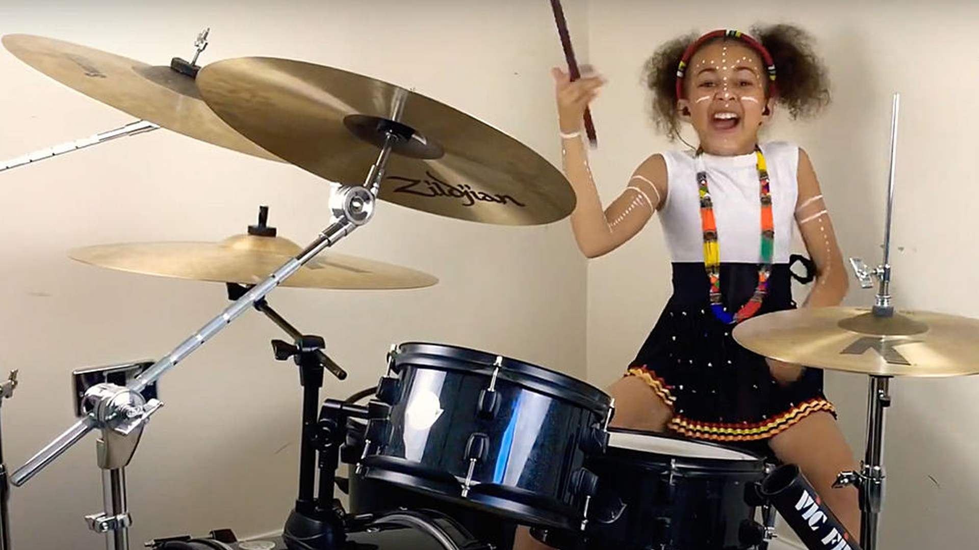 A YouTube drum star