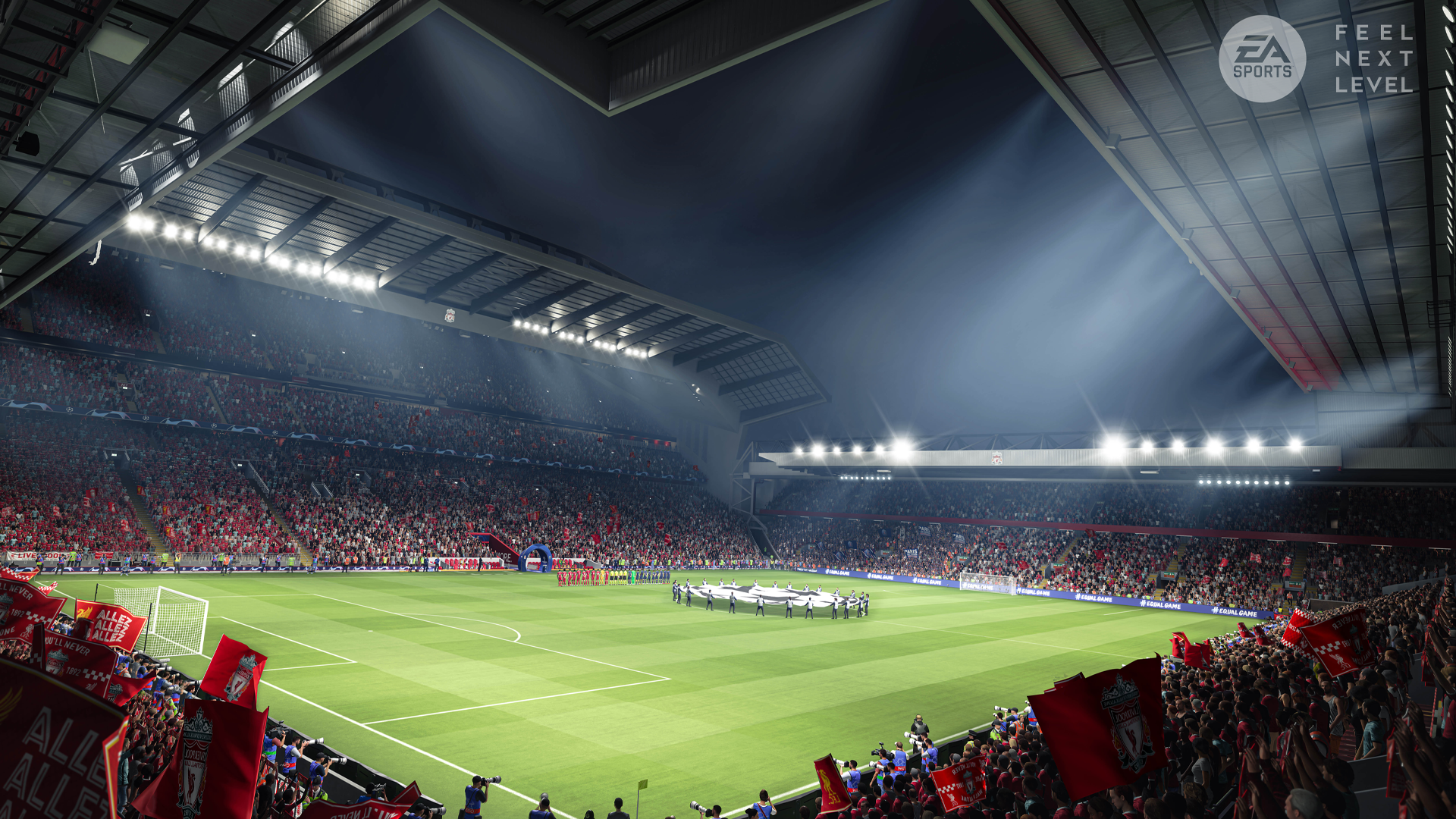 An English stadium in FIFA 22
