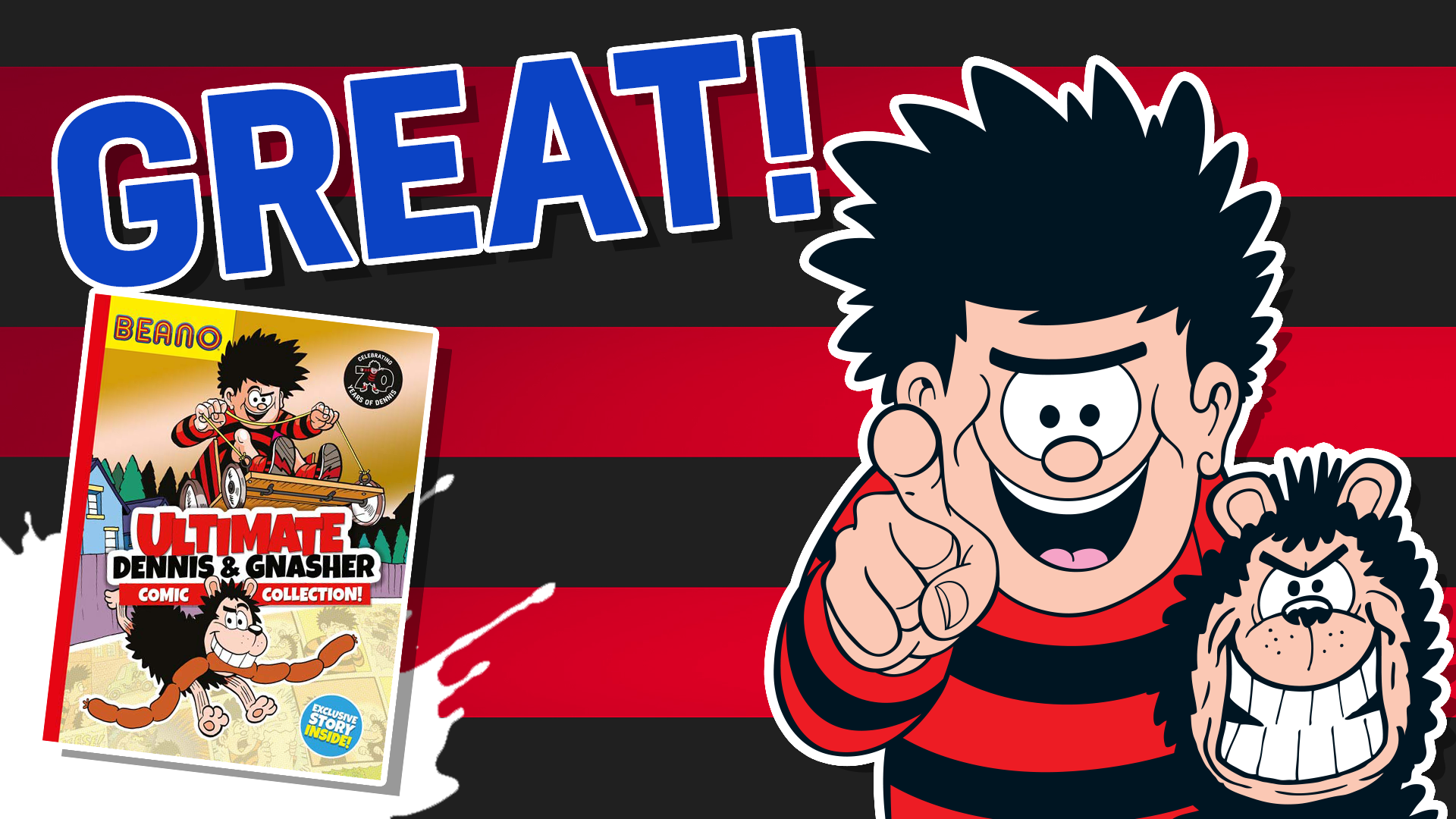 Dennis and Gnasher quiz result: Great