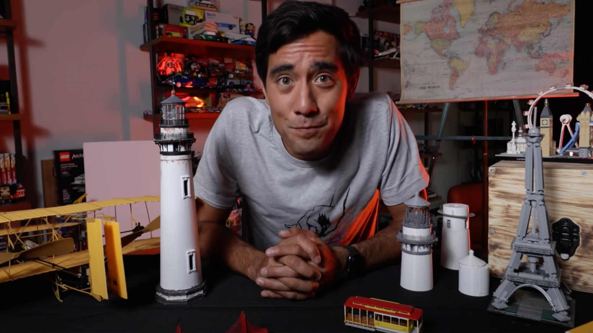 A clip from one of Zach King's amazing video clips