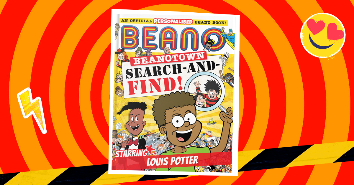 Personalised Beanotown Search-and-Find Book
