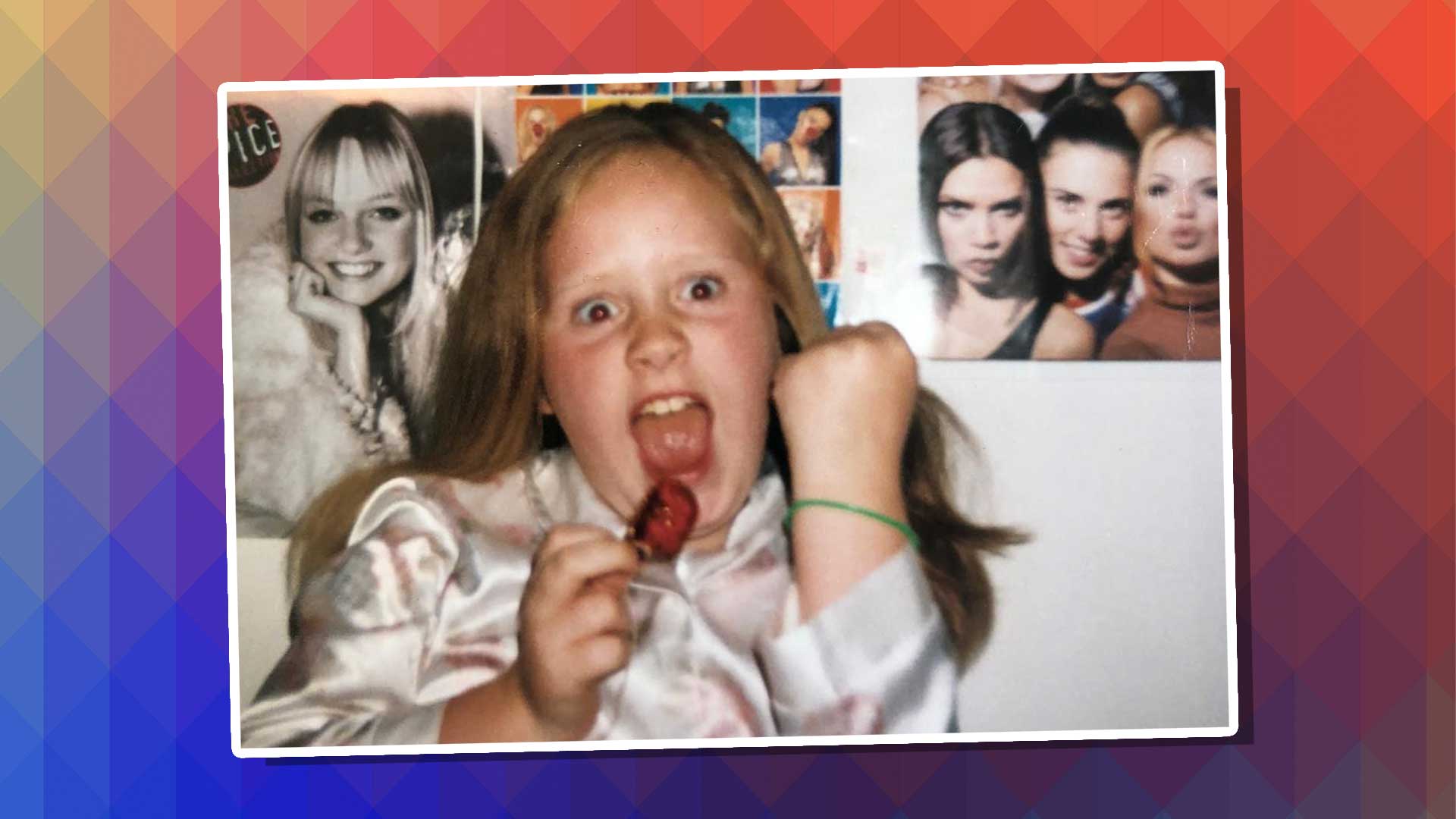 A young Spice Girls fan