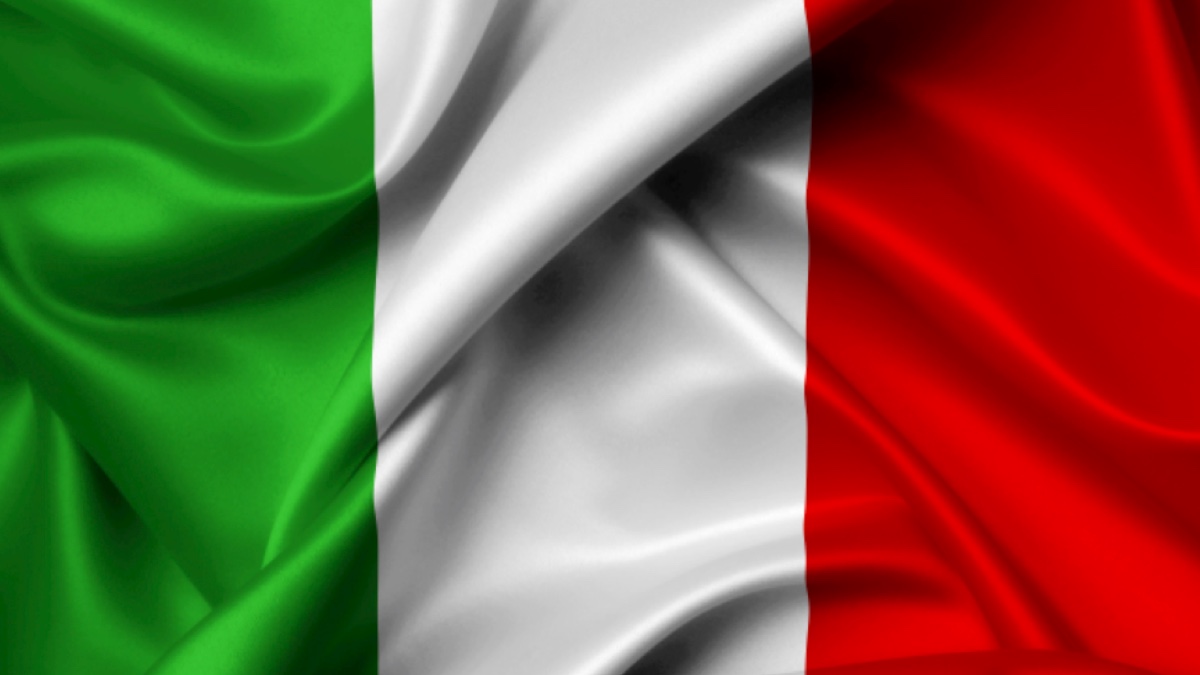 An Italian flag