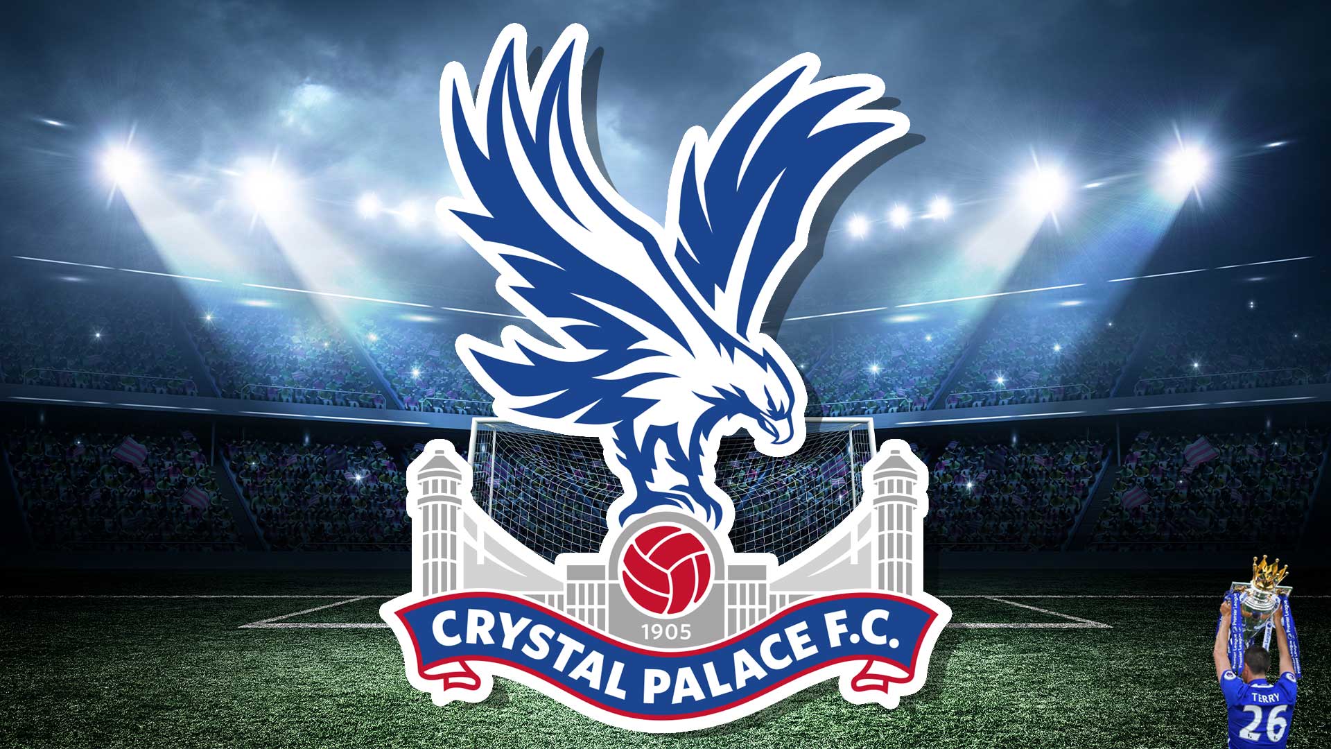 Crystal Palace badge and John Terry