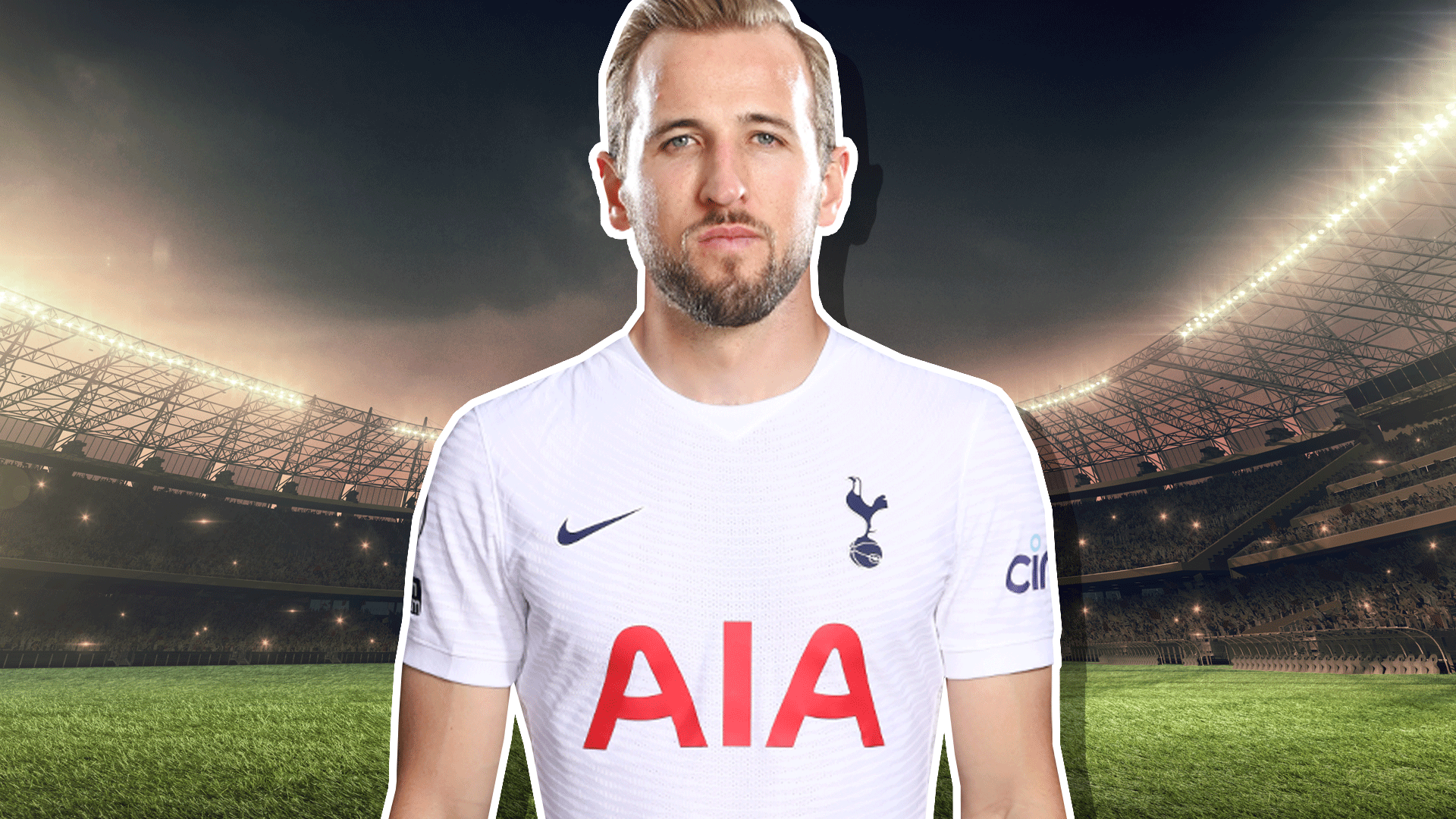 Harry Kane in a Spurs shirt