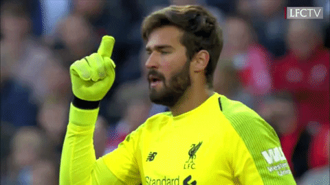 Alison Becker playing in goal for Liverpool